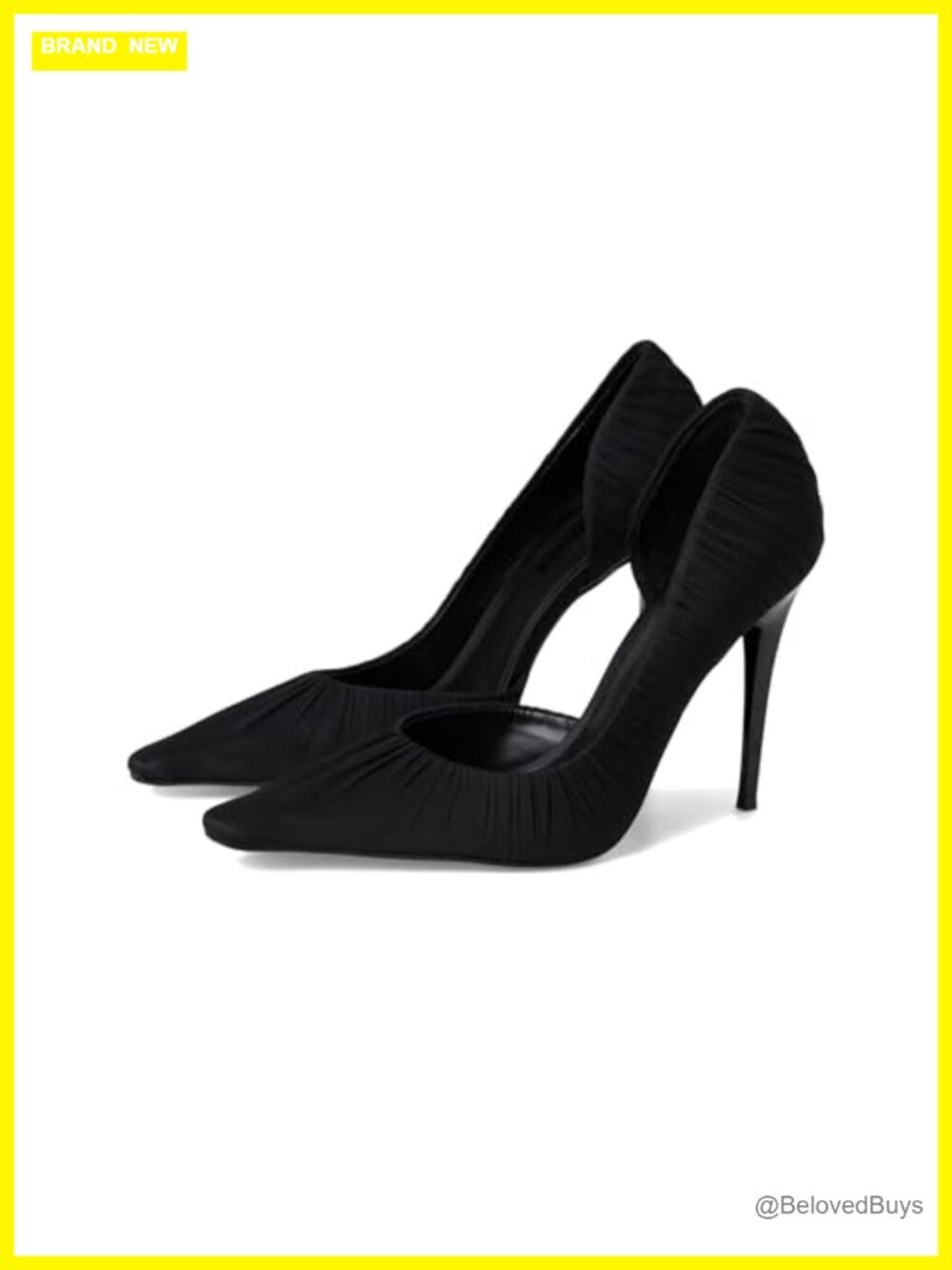 Steve Madden Elegant Pump Stiletto Heel Square Toe Pull-On Formal
